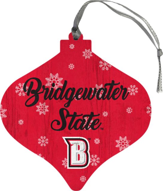 Bridgewater State University Snow Bulb Ornament