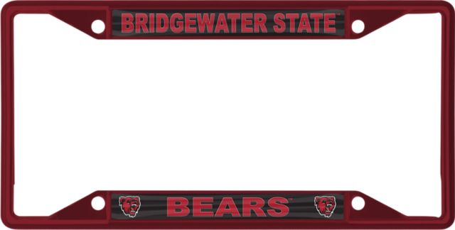 Bridgewater State University Bears License Plate Frame