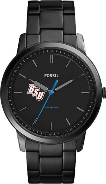 Fossil The Minimalist Slim Three-Hand Black Stainless Steel Watch - ONLINE ONLY