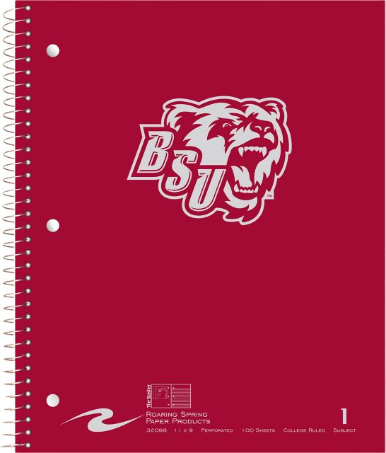 Bridgewater State University Notebook 100-Sheet