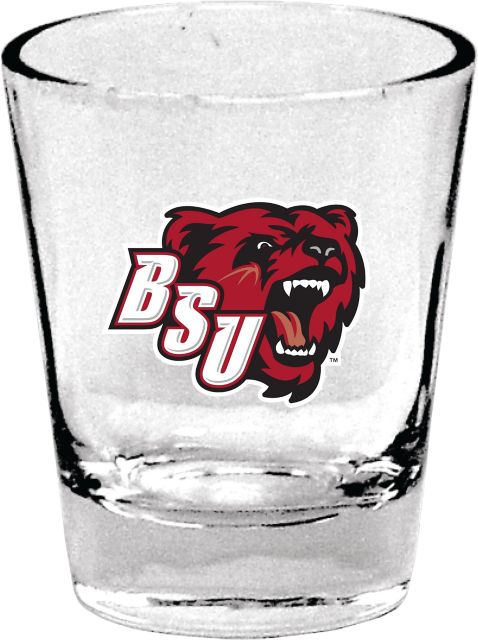 Bridgewater State University Bears 1.5 Bears Collector's Glass