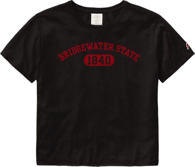 Bridgewater State University Women's Crop Short Sleeve T-Shirt
