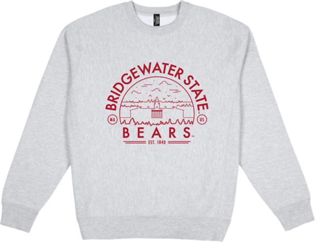 Bridgewater State University Premium Heavyweight Pullover Fleece Crewneck - ONLINE ONLY