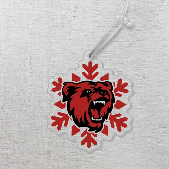 Bridgewater State University Bears 3" x 4" Ornament