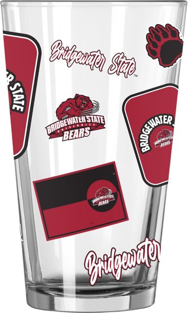 Bridgewater State University 16 oz. Pint Glass