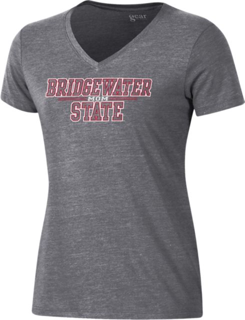 Bridgewater State University Mom Women's V-Neck Short Sleeve T-Shirt