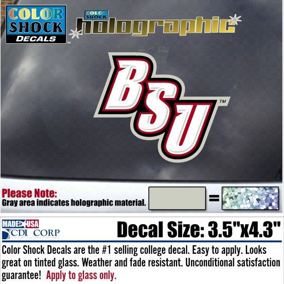 Bridgewater State University Hologram Decal