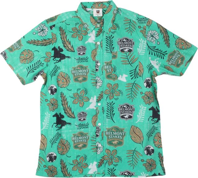 NYRA Belmont Stakes Saratoga Vintage Floral Shirt