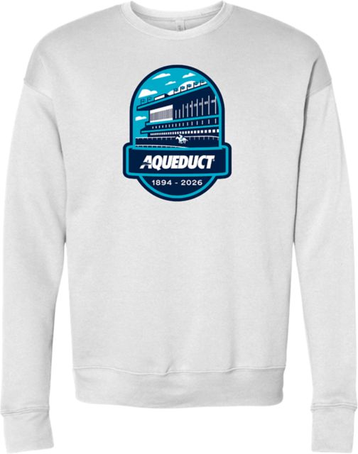 NYRA Bella + Canvas Fleece Crew Aqueduct Farewell Logo - ONLINE ONLY