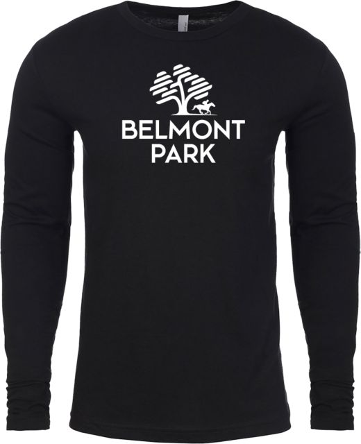 NYRA Next Level Cotton Long Sleeve Tee Belmont Park Stacked - ONLINE ONLY