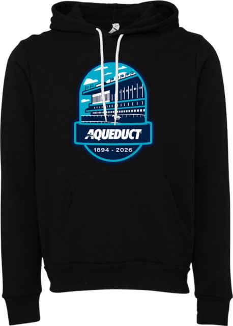 NYRA Bella + Canvas Fleece Hood Aqueduct Farewell Logo - ONLINE ONLY