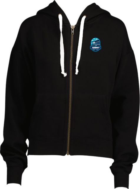 NYRA ENZA Womens Boxy Full Zip Hood Aqueduct Farewell Logo - ONLINE ONLY