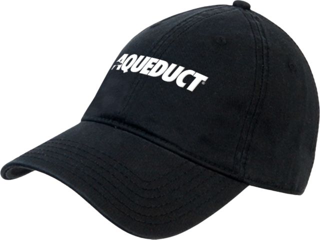 NYRA Unstructured Adjustable Low Profile Hat Aqueduct Official Word Mark - ONLINE ONLY