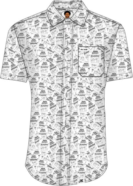 NYRA Bet Tickets Old Smoke White Button Up