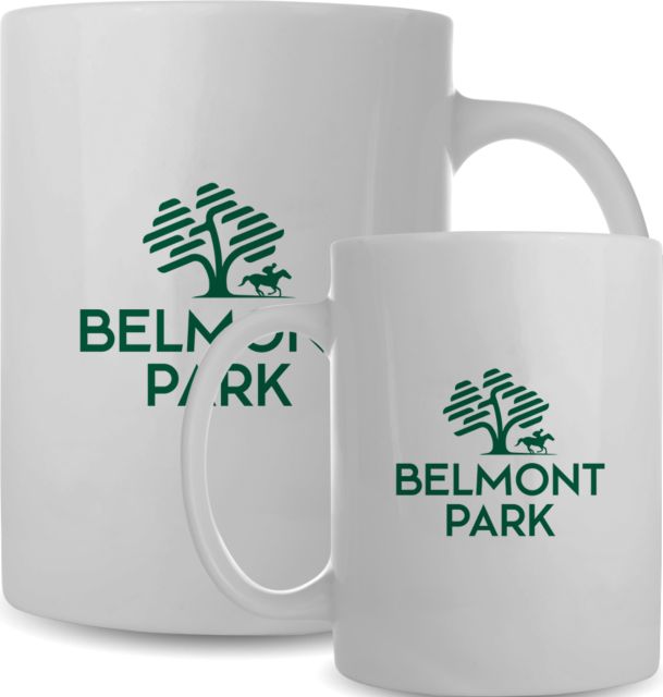 NYRA Full Color Mug 15oz Belmont Park Stacked - ONLINE ONLY