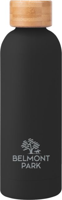 NYRA Blair Stainless Bottle w/ Bamboo Lid 17 oz Belmont Park Stacked Engraved - ONLINE ONLY