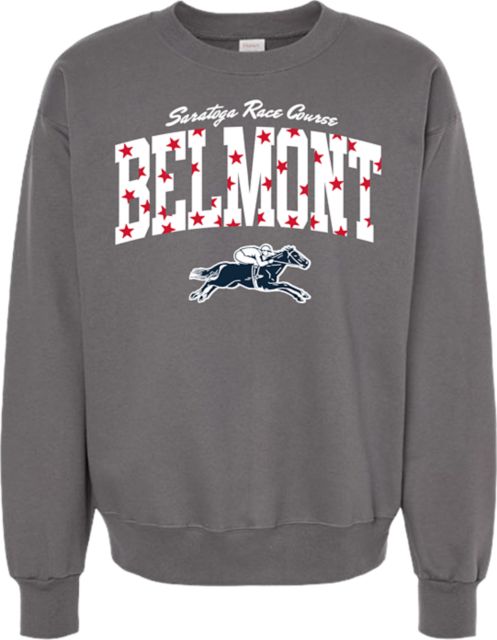 Belmont Stakes and Stripes Fleece Crewneck Sweatshirt