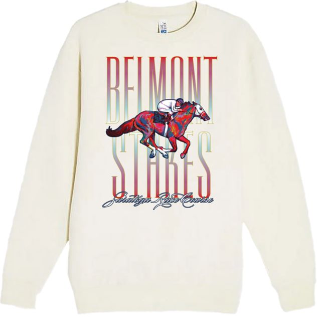 Belmont Stakes Victory Run Fleece Crewneck Sweatshirt