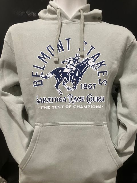 Belmont Stakes Home of the Stakes Fleece Hooded Sweatshirt