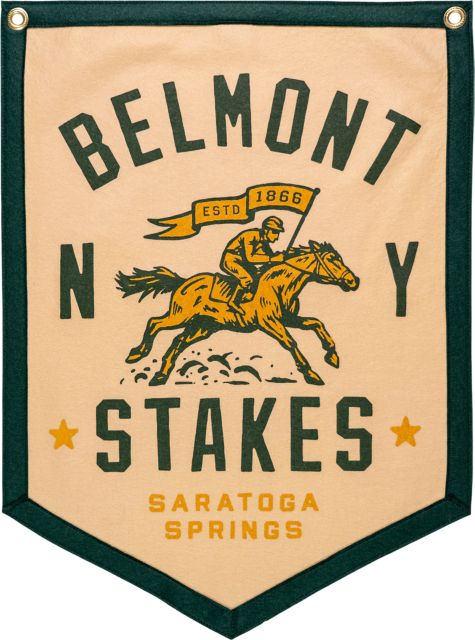 Belmont Stakes 18" x 24" Camp Flag