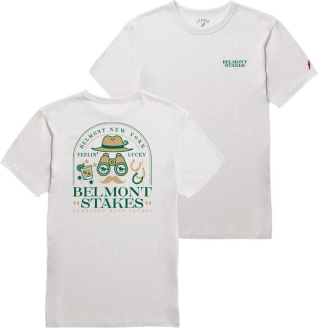 NYRA Belmont Stakes Feelin Lucky Victory Falls Short Sleeve T-Shirt