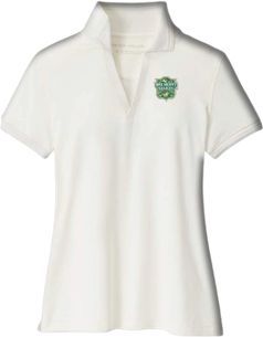 Belmont Stakes Betty Short-Sleeve Drop V Polo