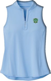 Belmont Stakes Shirley Sleeveless Zip Polo