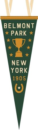 NYRA Belmont Park 9 x 27 Pennant