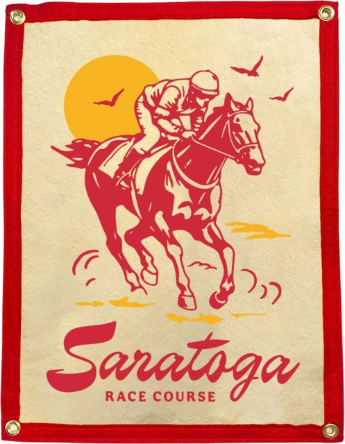 Saratoga Race Course 18 x 24 Camp Flag