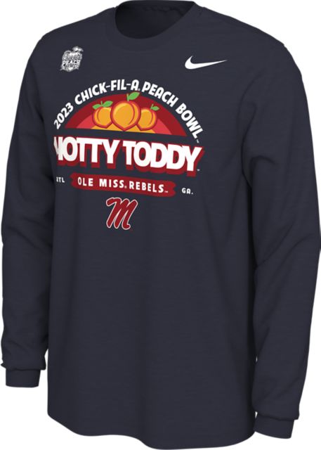 Ole Miss Rebels Football 2023 Peach Bowl Bound Long Sleeve T-Shirt