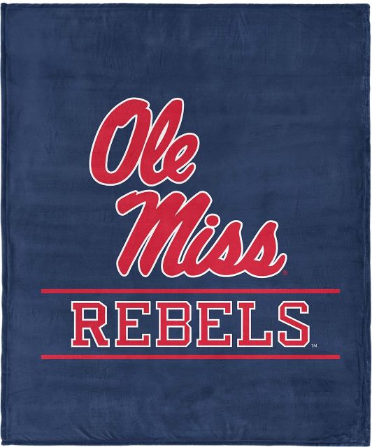 Ole Miss Rebels 46 x 60 Silk Touch Throw