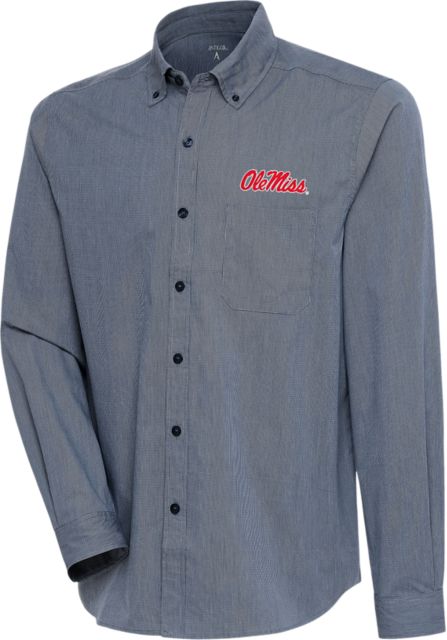 Ole Miss Long Sleeve Dress Shirt