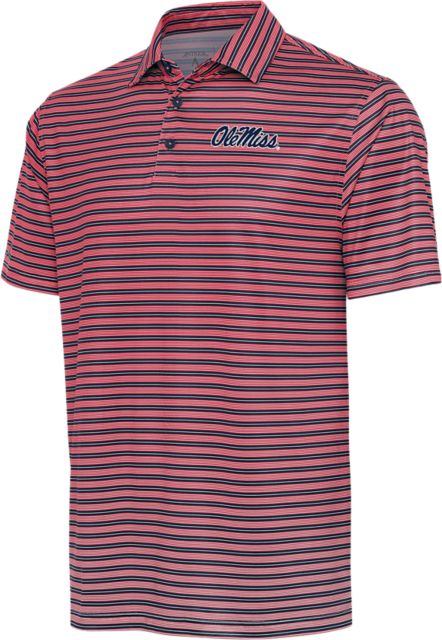 Ole Miss Rebels Playoff Stripe Performance Polo