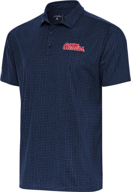 Ole Miss Rebels Antigua Navy Wing Design Polo