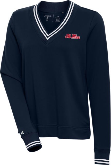 Ole Miss Rebels Women's V-Neck Long Sleeve T-Shirt