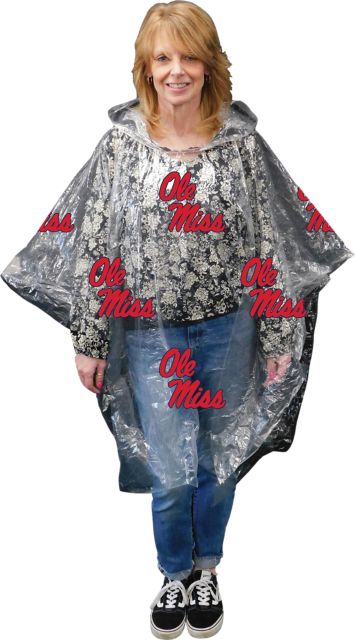Ole Miss Rebels Rain Poncho
