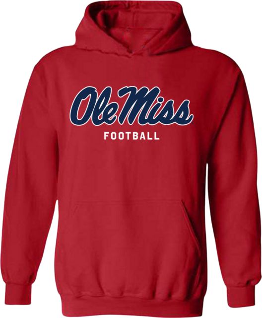 Ole Miss Rebels Football Player Name Hooded Sweatshirt