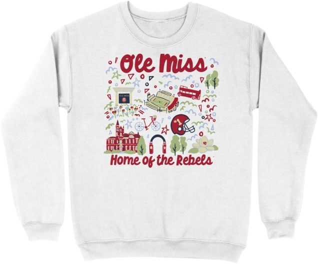 Ole Miss Rebels School Icons Hooded Sweatshirt