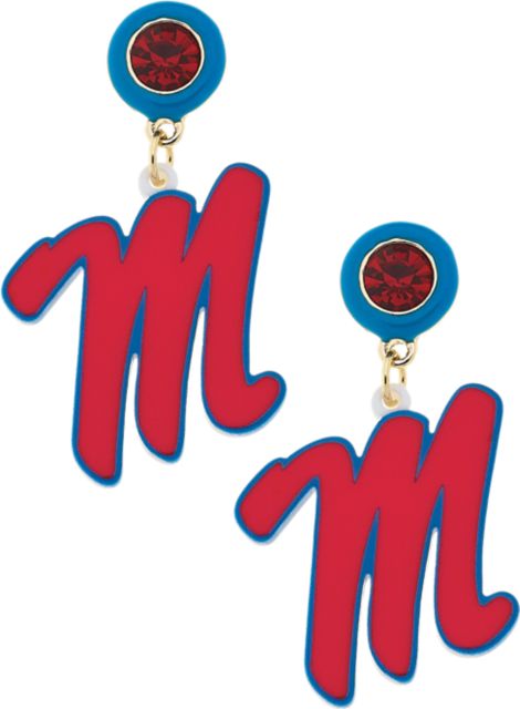 Ole Miss Rebels Women's Resin Earrings