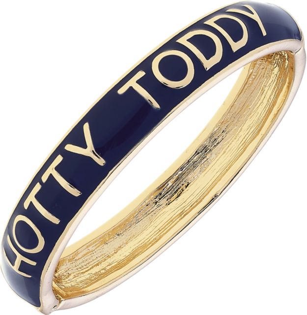 Ole Miss Rebels Women's Sculpted Enamel Hinge Bangle