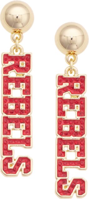 Ole Miss Rebels Pave Outline Earrings