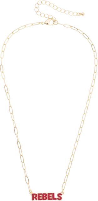 Ole Miss Rebels Nameplate Necklace