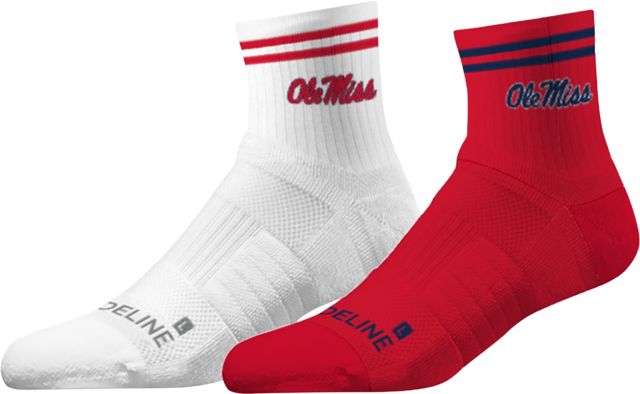 Ole Miss Rebels Half Calf Socks