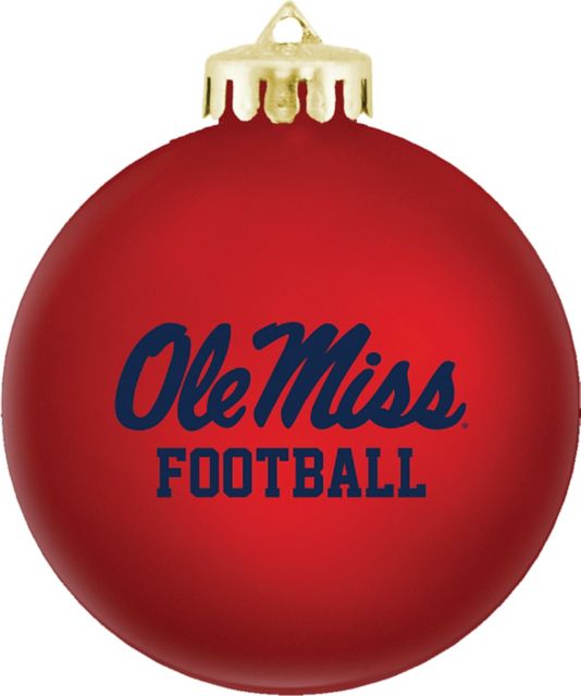 Ole Miss Rebels Football Shatterproof Ornament