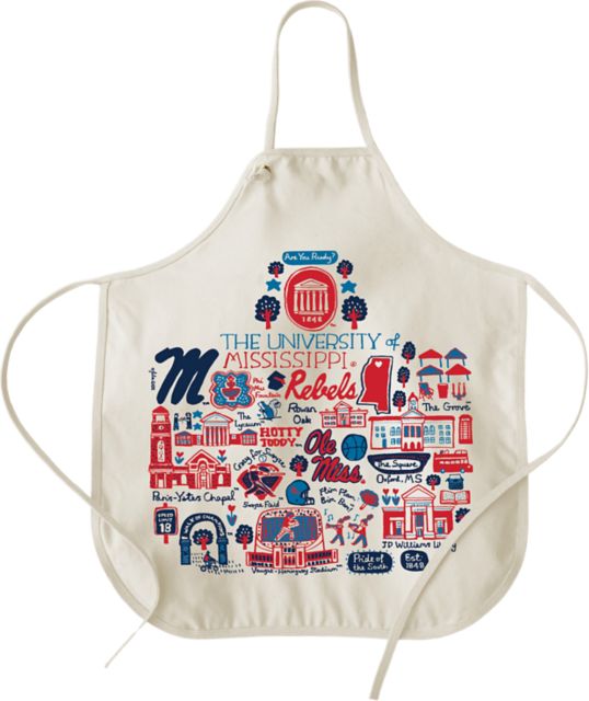 Ole Miss Rebels Julia Gash Canvas Apron
