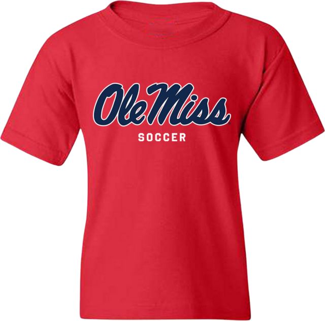 Ole Miss Rebels Women's Soccer Player Name Youth Short Sleeve T-Shirt