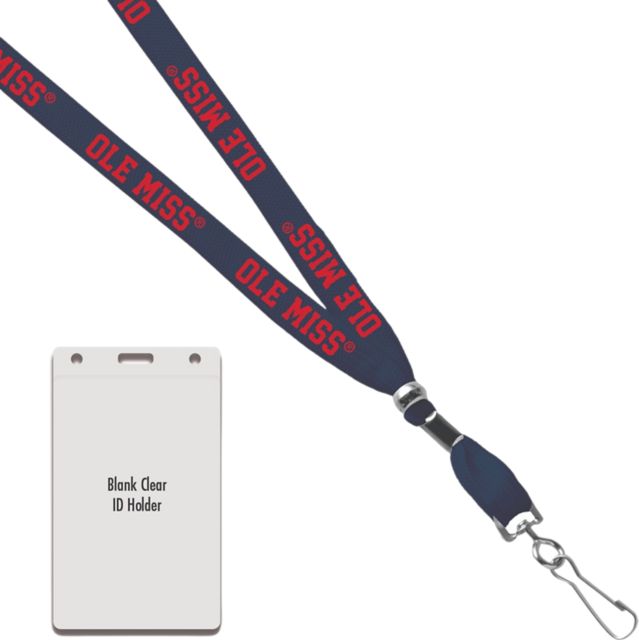 Ole Miss Rebels Card Dispenser Lanyard