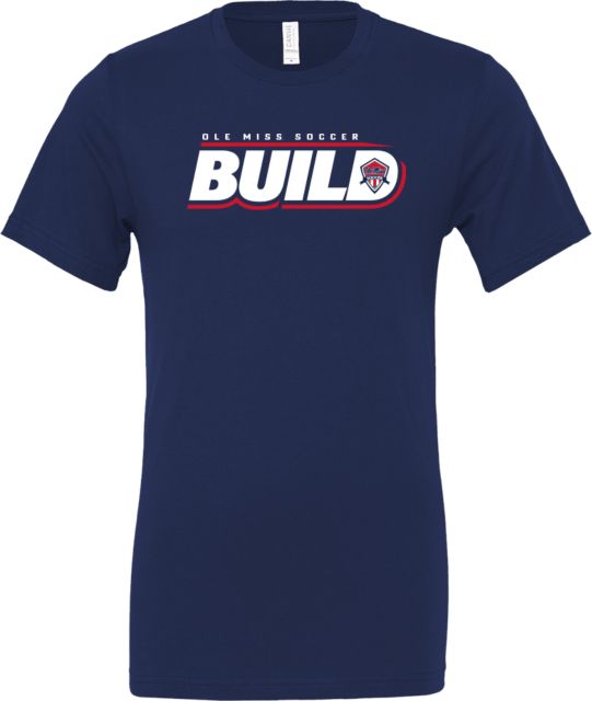 Ole Miss Rebels Soccer Build Short Sleeve T-Shirt