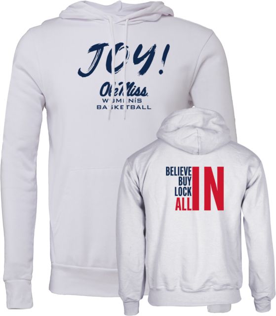 Ole Miss Rebels Women's Basketball Joy! All In Hooded Sweatshirt