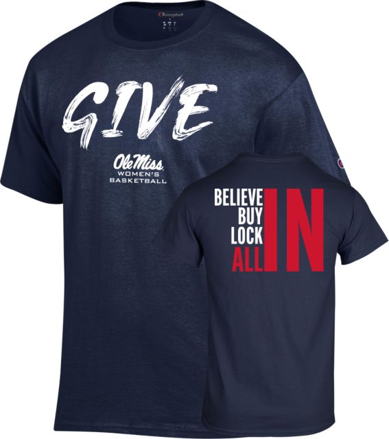 Ole Miss Rebels Women's Basketball Give Short Sleeve T-Shirt